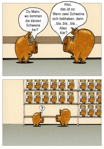 Schweine-Illustration